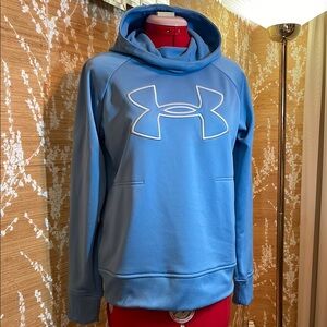 Under Armour Blue  Turtleneck Hoodie